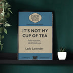 It’s Not My Cup of Tea – Penguin Books Parody Framed Print - Randello