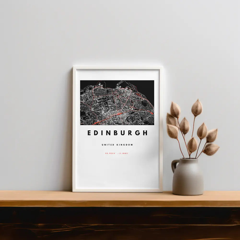 Edinburgh City – Quality Framed Print, Ready to Hang Galeto