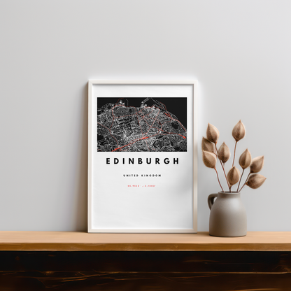 Edinburgh City – Quality Framed Print, Ready to Hang