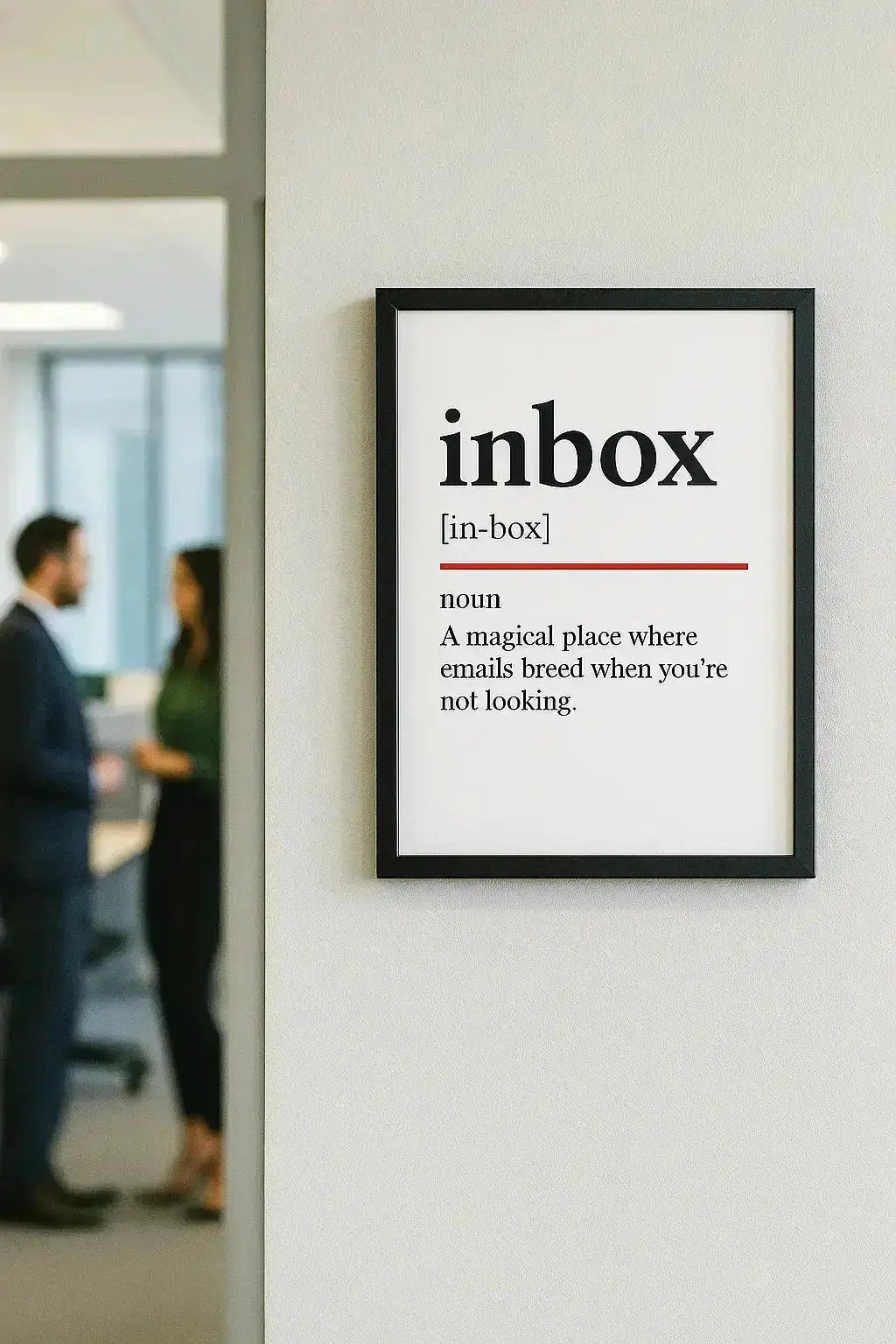 Reply All - Oxford-Style Definition Office Framed Print Galeto