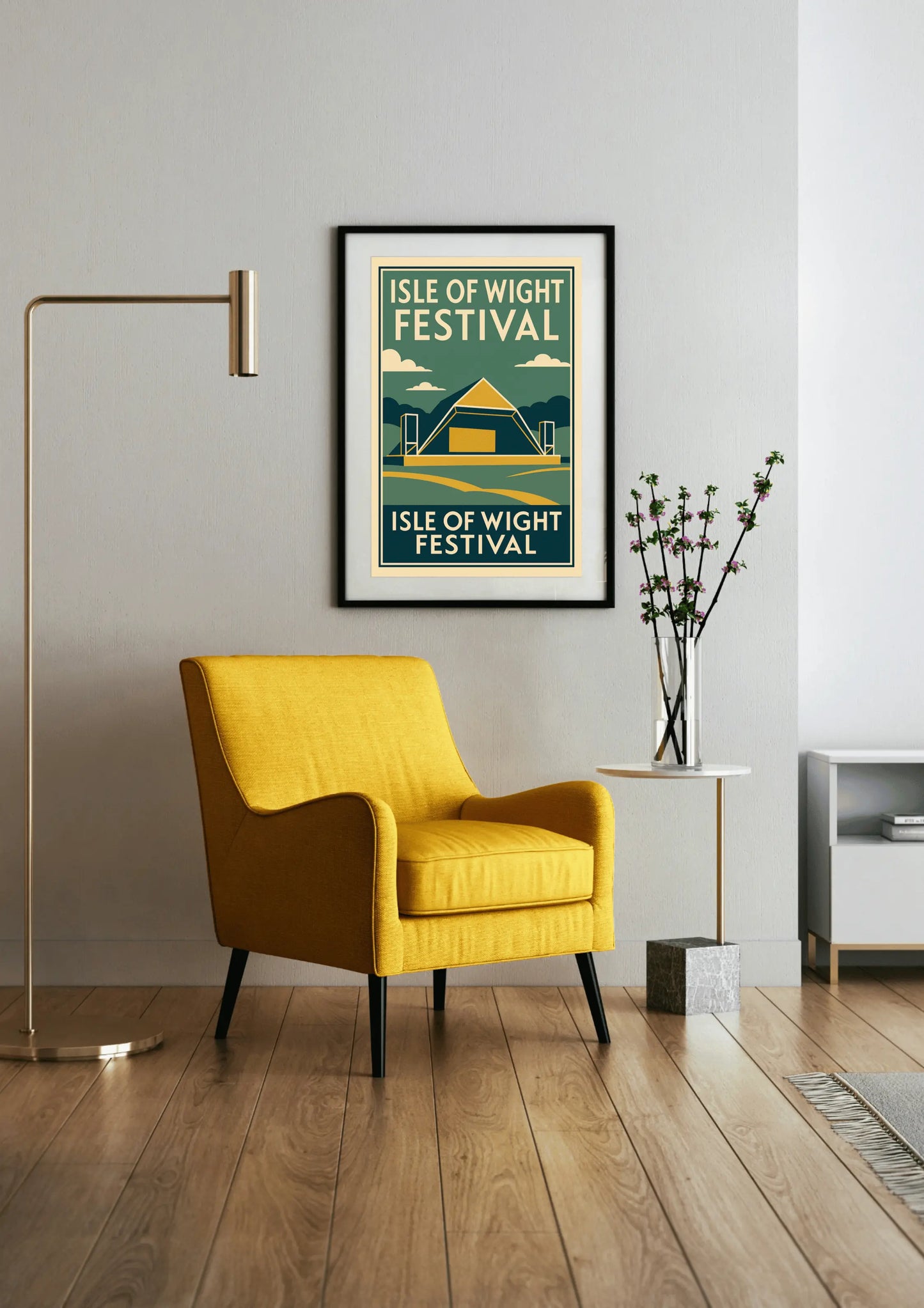 Isle of Wight Festival Coastal Stage – Fine Art Poster Print Galeto