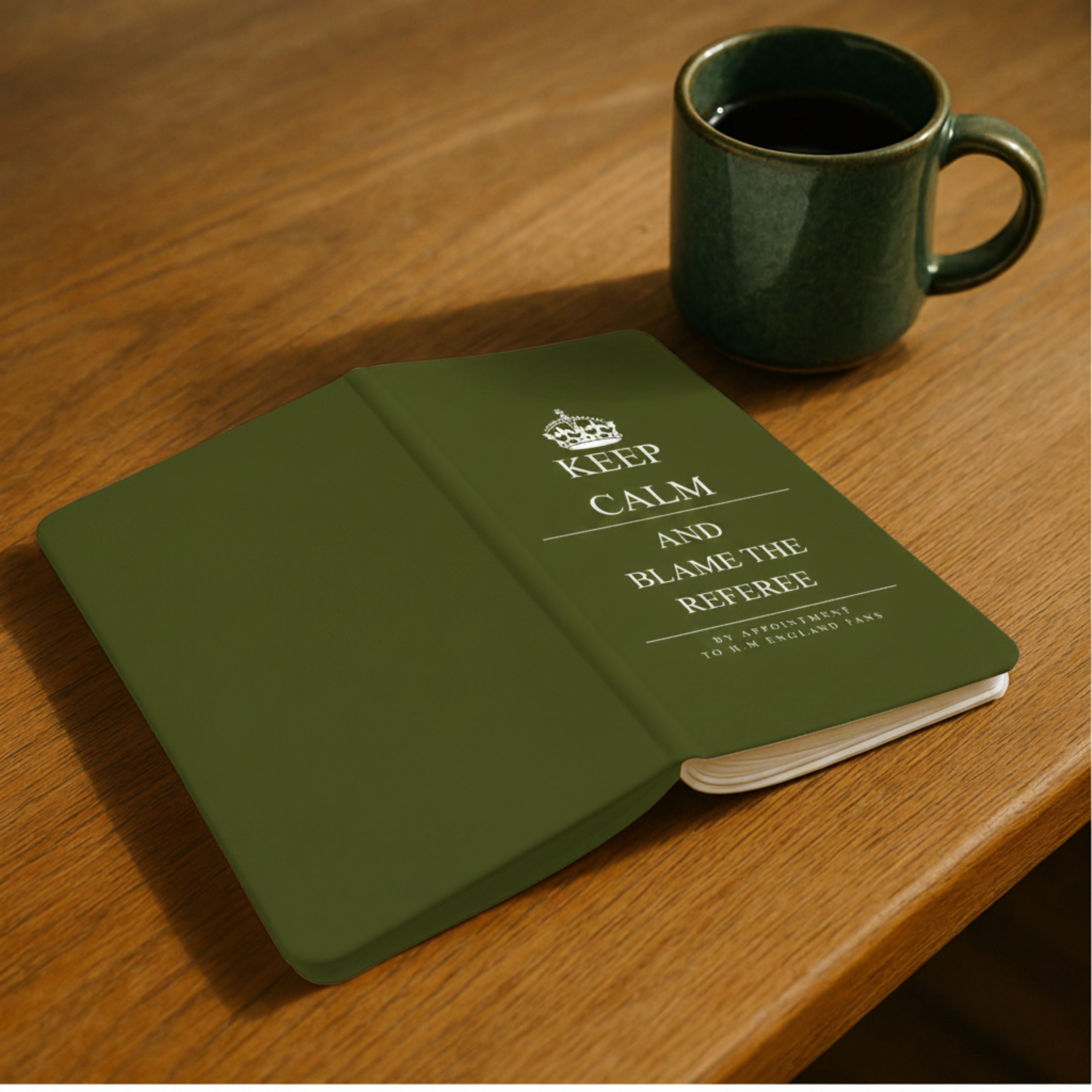 A5 Hardback Journal - Keep Calm And Carry On - Randello