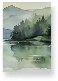 A5 Hardback Journal - Lake District Morning Mist Lulu