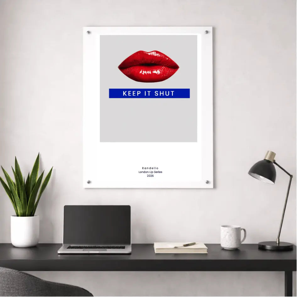 Keep It Shut – London Underground Inspired Acrylic Wall Art - Randello