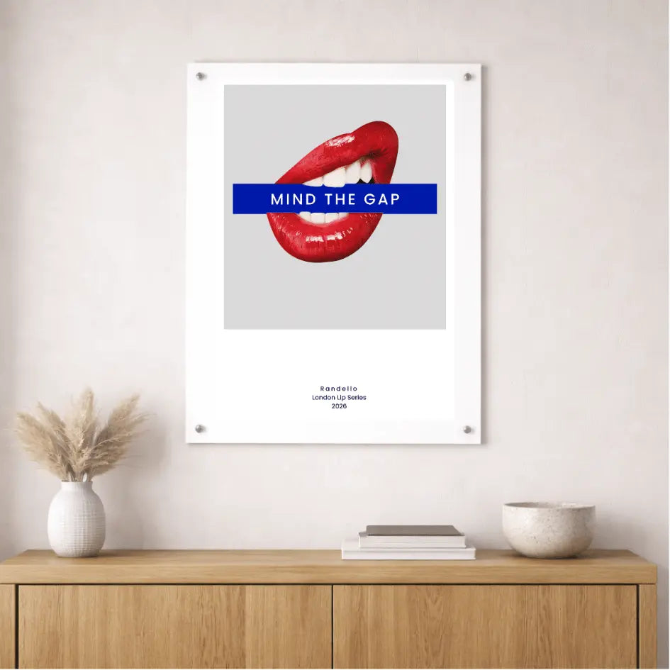 Mind The Gap – London Underground Inspired Acrylic Wall Art - Randello