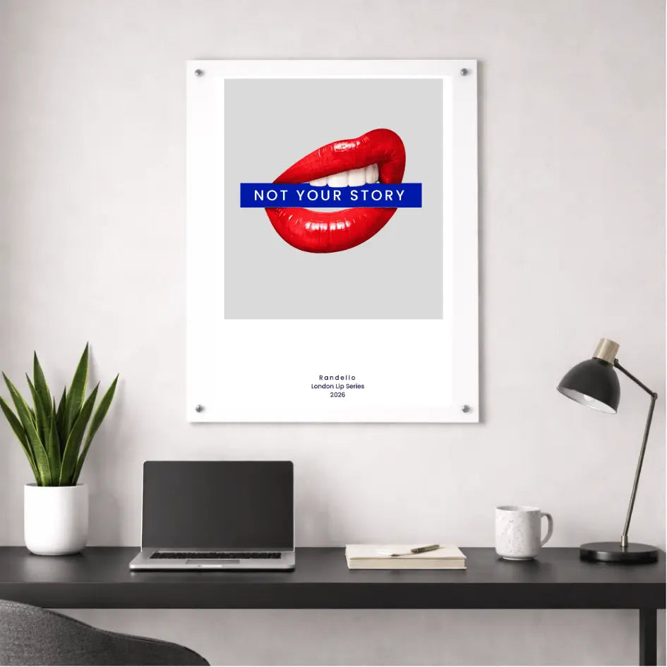 Not Your Story – London Underground Inspired Acrylic Wall Art - Randello