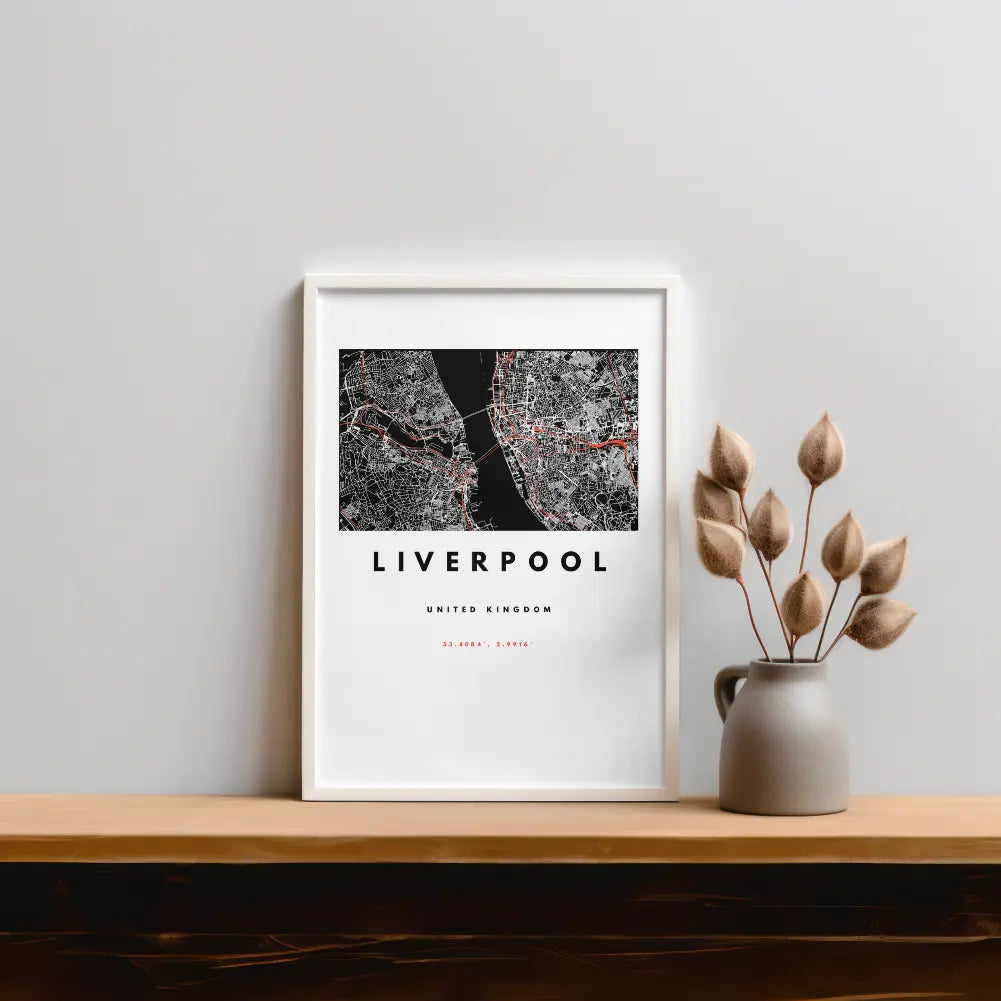 Liverpool City – Quality Framed Print, Ready to Hang Galeto