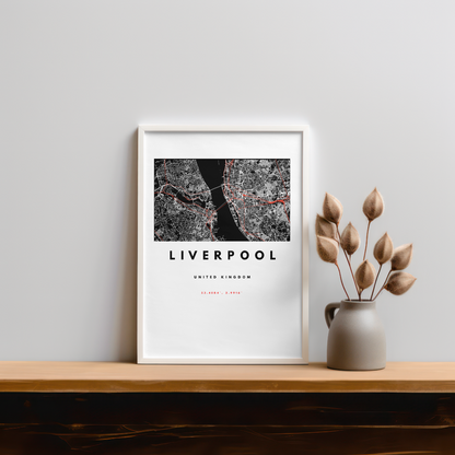 Liverpool City – Quality Framed Print, Ready to Hang