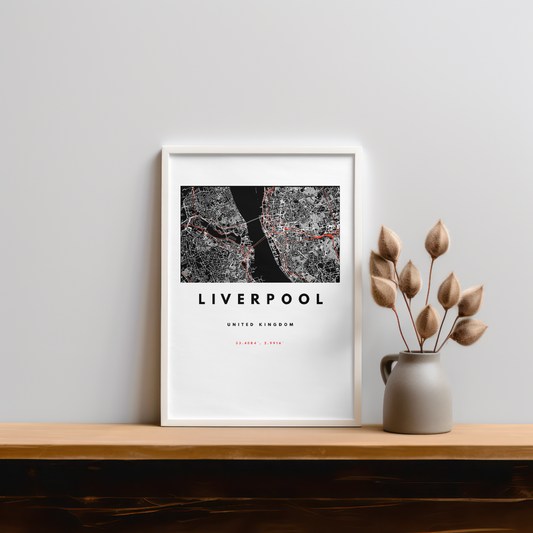 Liverpool City – Quality Framed Print, Ready to Hang