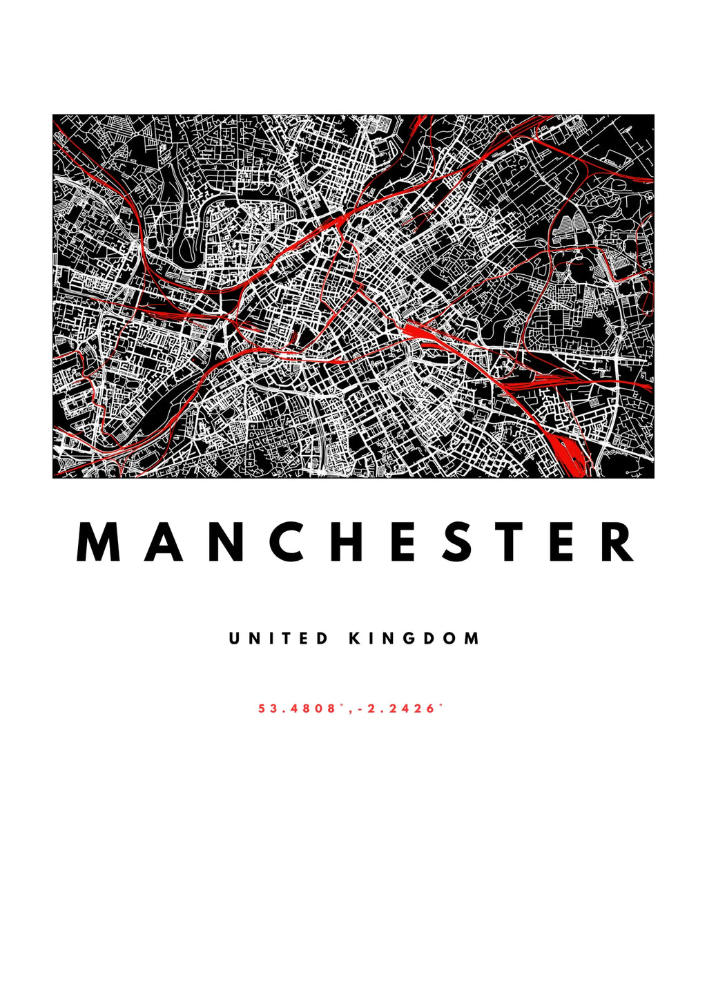 Manchester City – Quality Framed Print, Ready to Hang Galeto