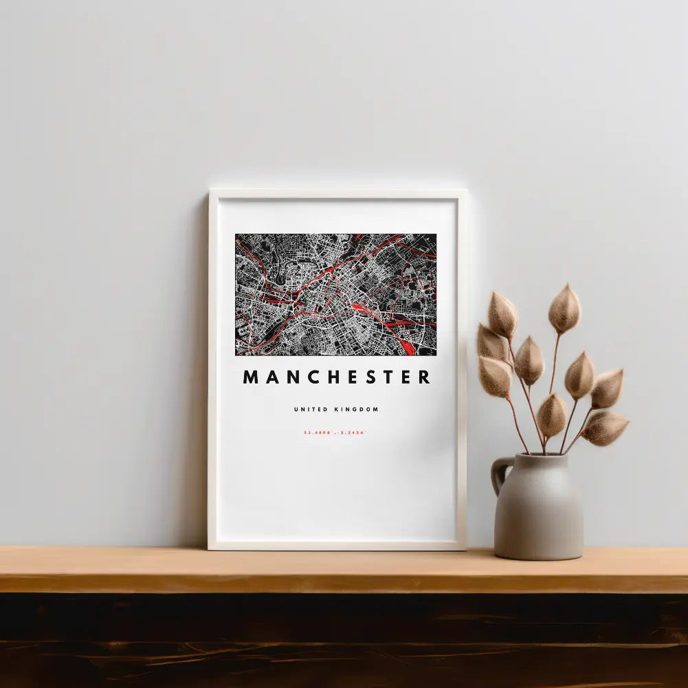 Manchester City – Quality Framed Print, Ready to Hang Galeto