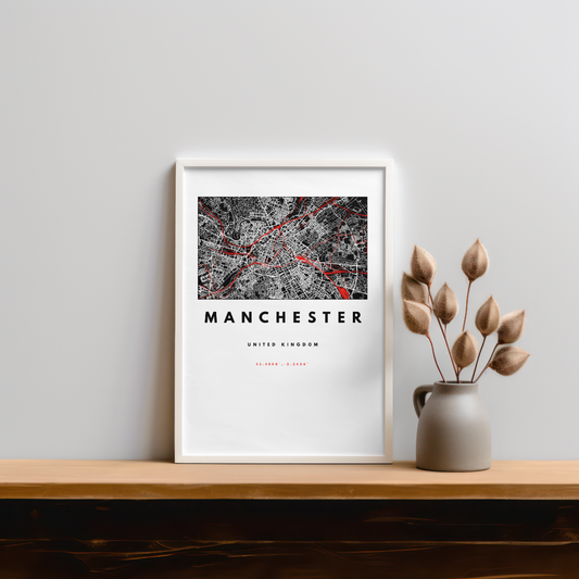 Manchester City – Quality Framed Print, Ready to Hang