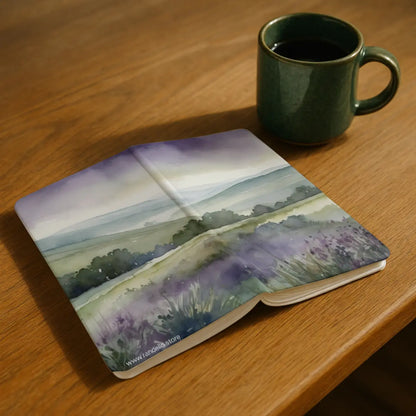 A5 Hardback Journal - Misty Moorland Views Lulu