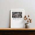 Newcastle City – Quality Framed Print, Ready to Hang Galeto