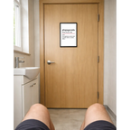 Plopaganda  – Oxford Dictionary Bathroom Framed Print Galeto