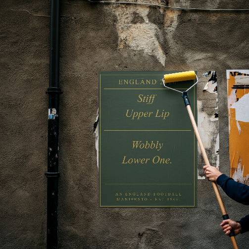 World Cup Poster - Stiff Upper Lip - Randello