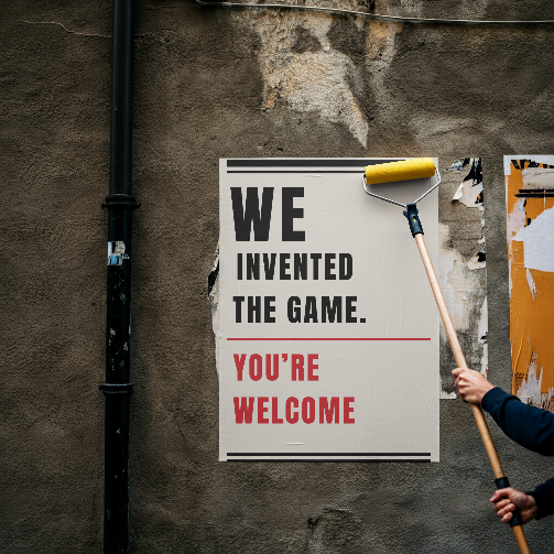 World Cup Poster - we invented the game - Randello