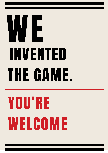 World Cup Poster - we invented the game - Randello