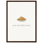 Just One Little Treat – Cosy Bakery Kitchen Framed Print - Randello