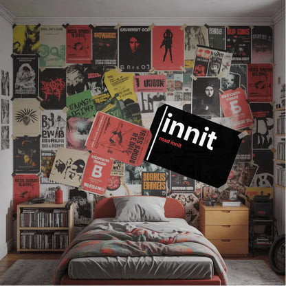 Innit, Mad Innit – British Gen Z Slang Typography Poster - Randello