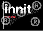 Innit, Mad Innit – British Gen Z Slang Typography Poster - Randello