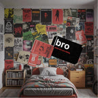 Bro, What Are You Doing – British Gen Z Slang Typography Poster - Randello