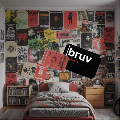 Bruv, Alright Bruv – British Gen Z Slang Typography Poster - Randello