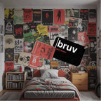 Bruv, Bruv Please – British Gen Z Slang Typography Poster - Randello