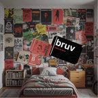 Bruv, Come On Bruv – British Gen Z Slang Typography Poster - Randello