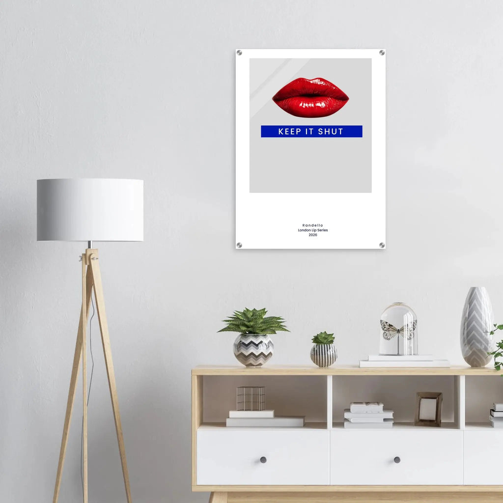 Keep It Shut – London Underground Inspired Acrylic Wall Art - Randello