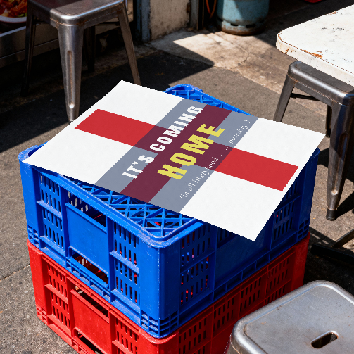 World Cup Poster - Its Coming Home - Randello