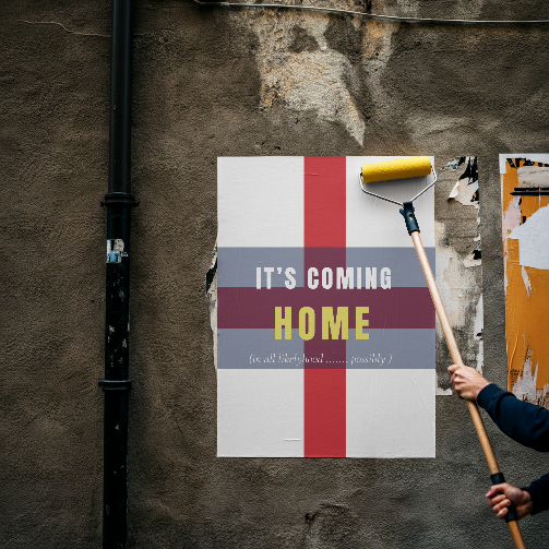 World Cup Poster - Its Coming Home - Randello
