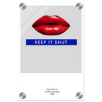Keep It Shut – London Underground Inspired Acrylic Wall Art - Randello