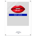 Say Less – London Underground Inspired Acrylic Wall Art - Randello