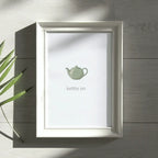 Kettle On – British Tea Kitchen Framed Print - Randello
