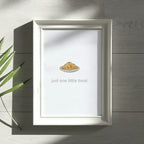 Just One Little Treat – Cosy Bakery Kitchen Framed Print - Randello