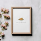 Just One Little Treat – Cosy Bakery Kitchen Framed Print - Randello
