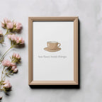 Tea Fixes Most Things – British Tea Kitchen Framed Print - Randello