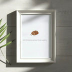 Still Thinking About That Pastry – Bakery Kitchen Framed Print - Randello
