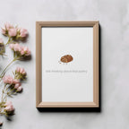 Still Thinking About That Pastry – Bakery Kitchen Framed Print - Randello