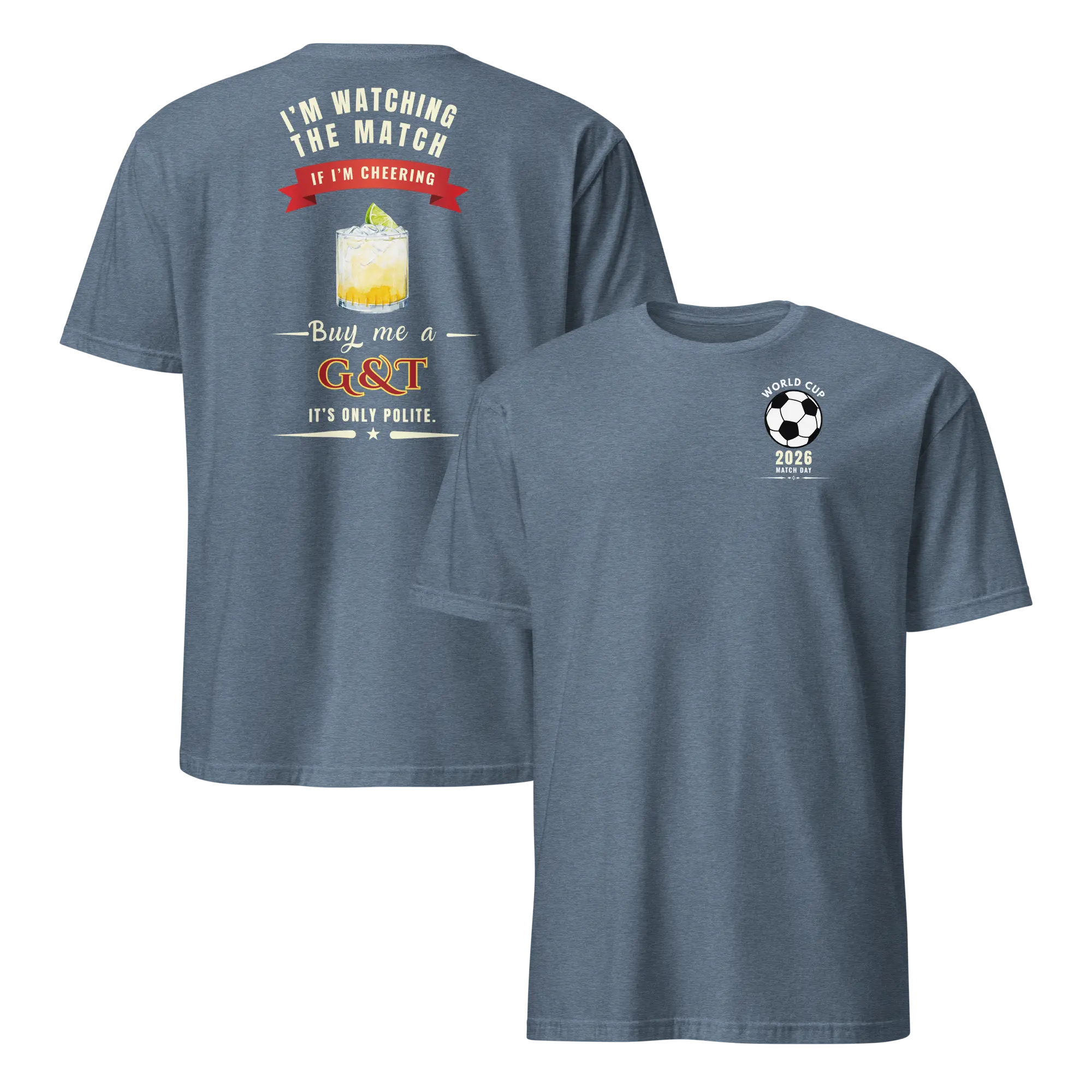 World Cup Short-Sleeve Unisex T-Shirt Gin Printful