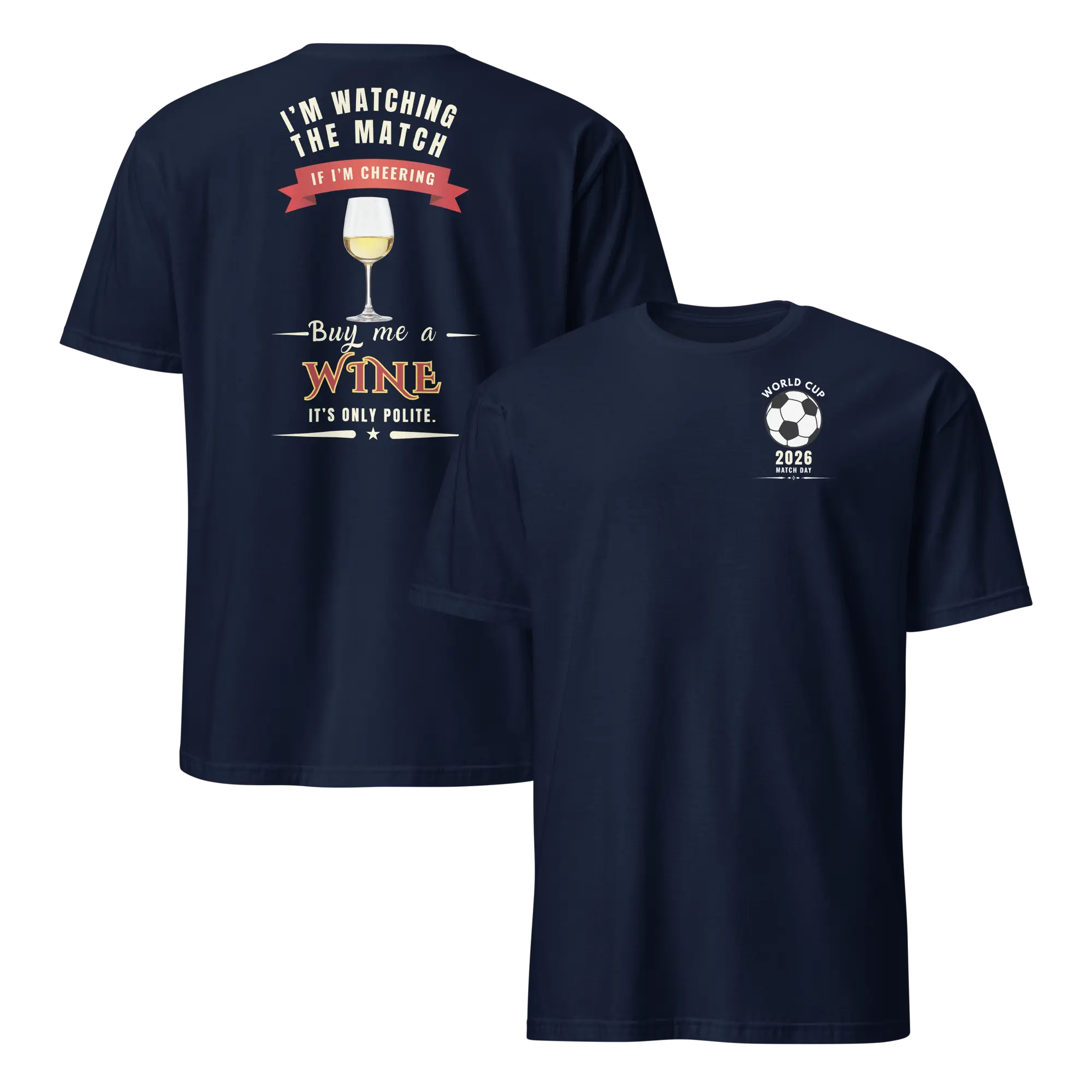 World Cup Short-Sleeve Unisex T-Shirt Wine Printful