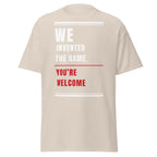 World Cup T-Shirt - We Invented The Game Printful
