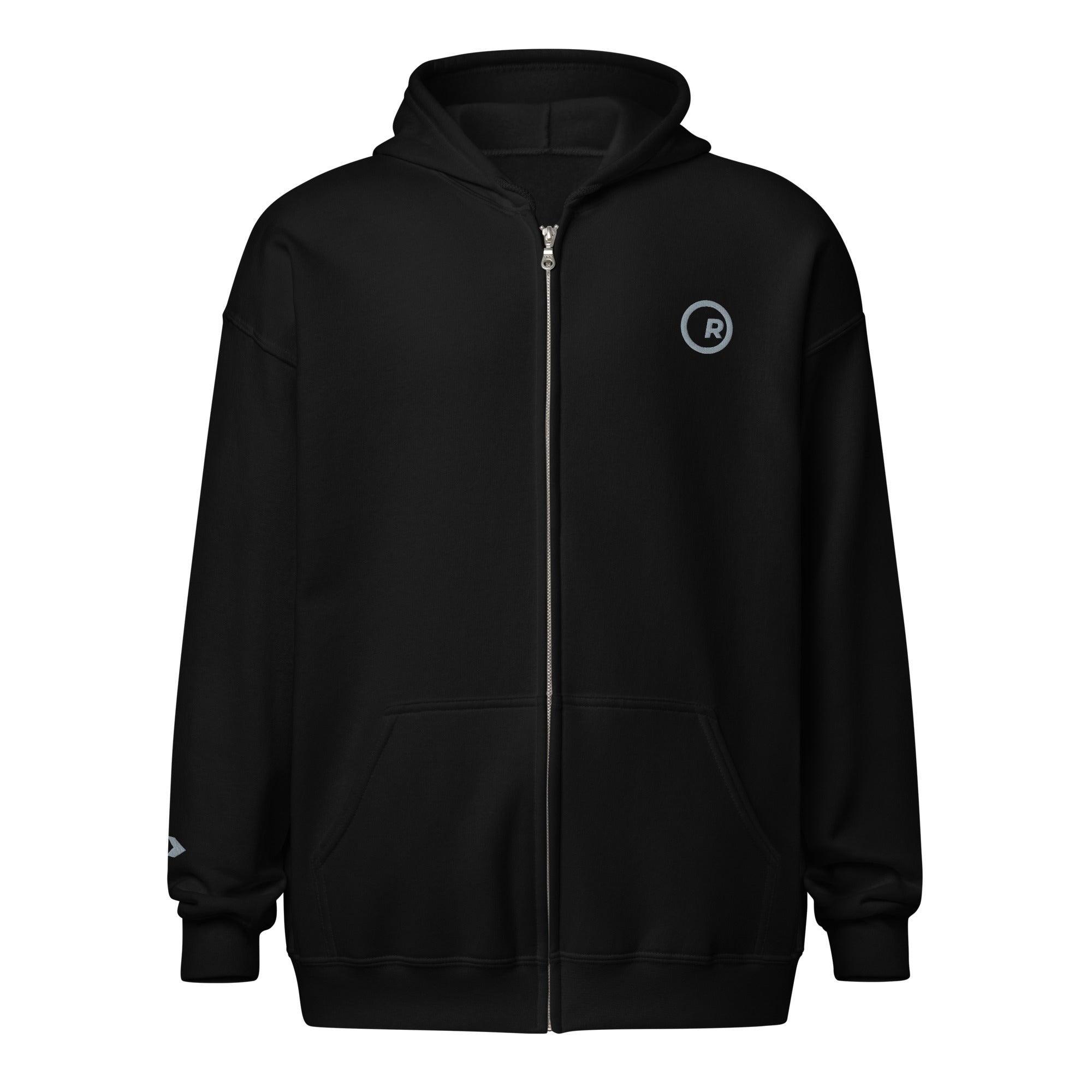 Embroidered Fleece Zip hoodie - Randello