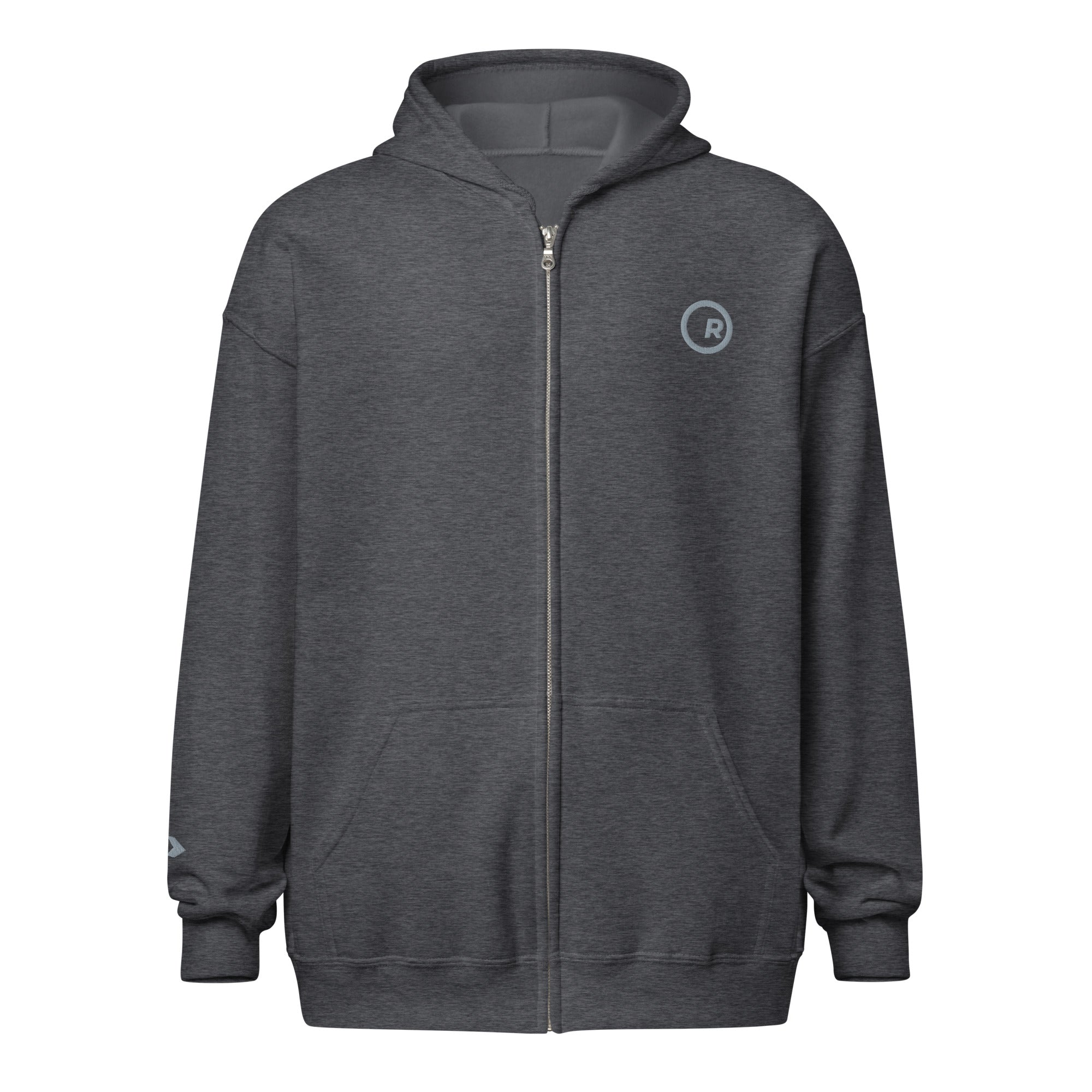 Embroidered Fleece Zip hoodie - Randello