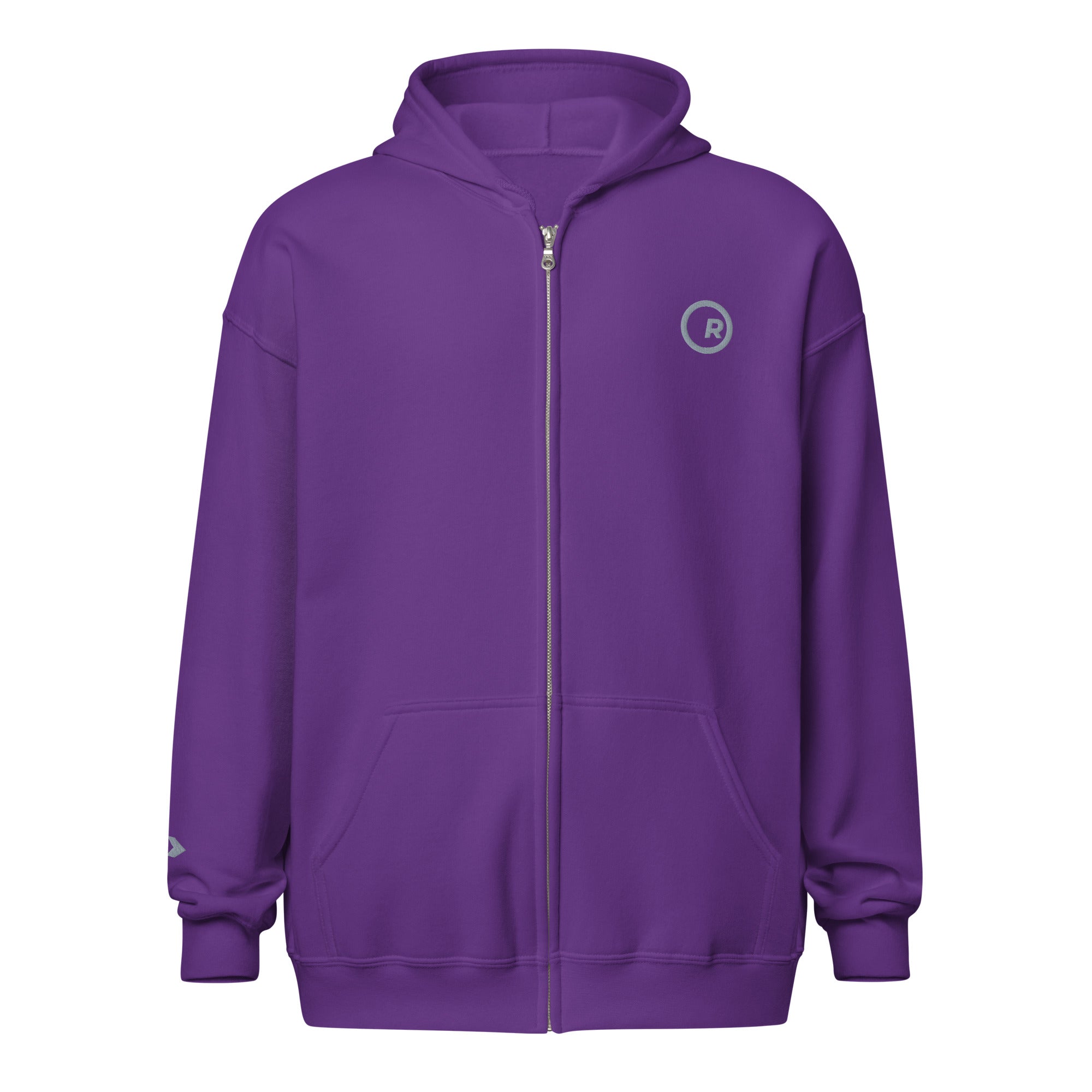 Embroidered Fleece Zip hoodie - Randello