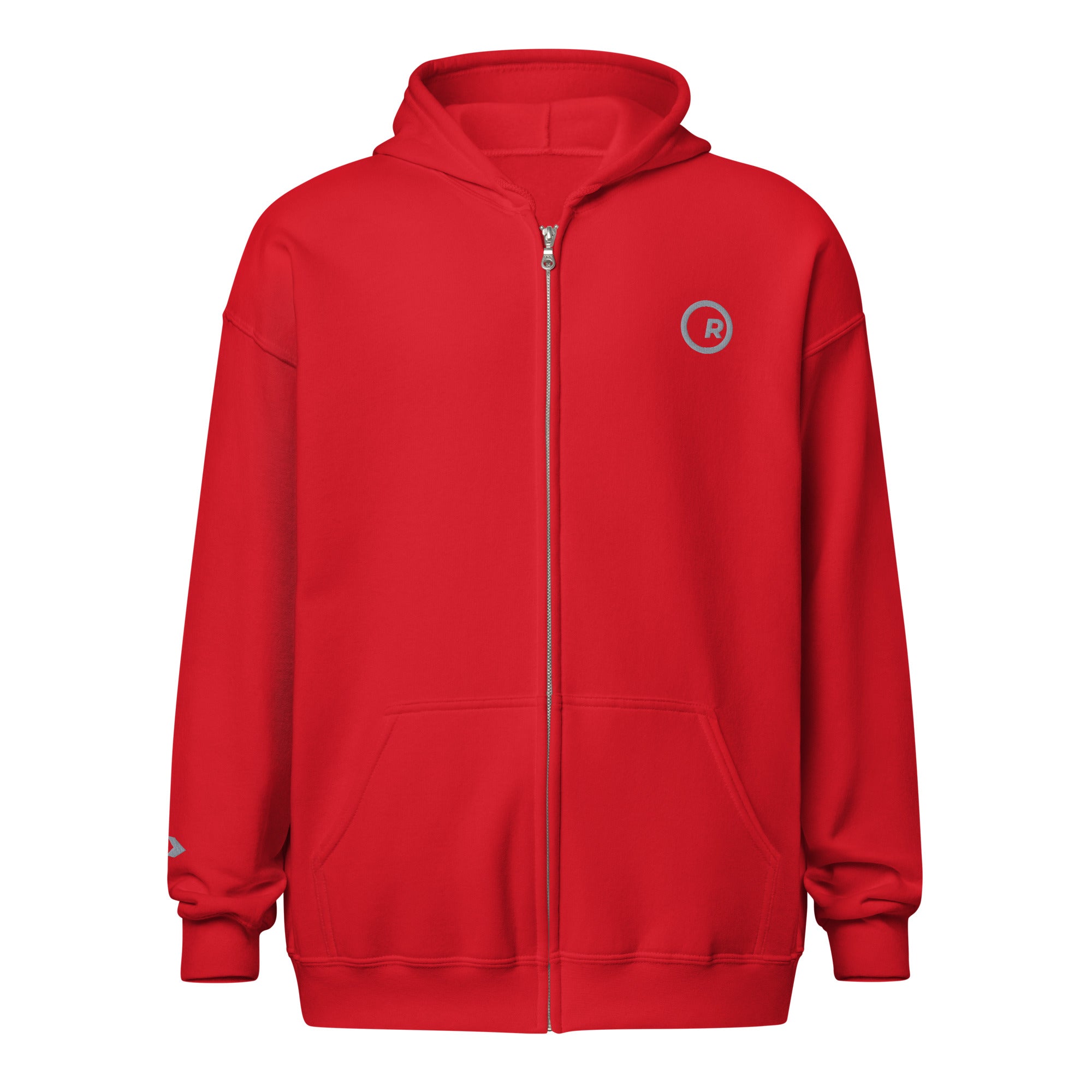 Embroidered Fleece Zip hoodie - Randello