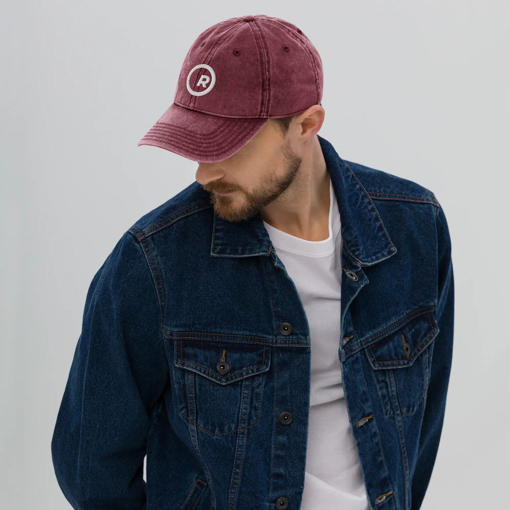 Vintage Baseball Cap – Men's & Women's 100% Cotton Washed Out Look Printful