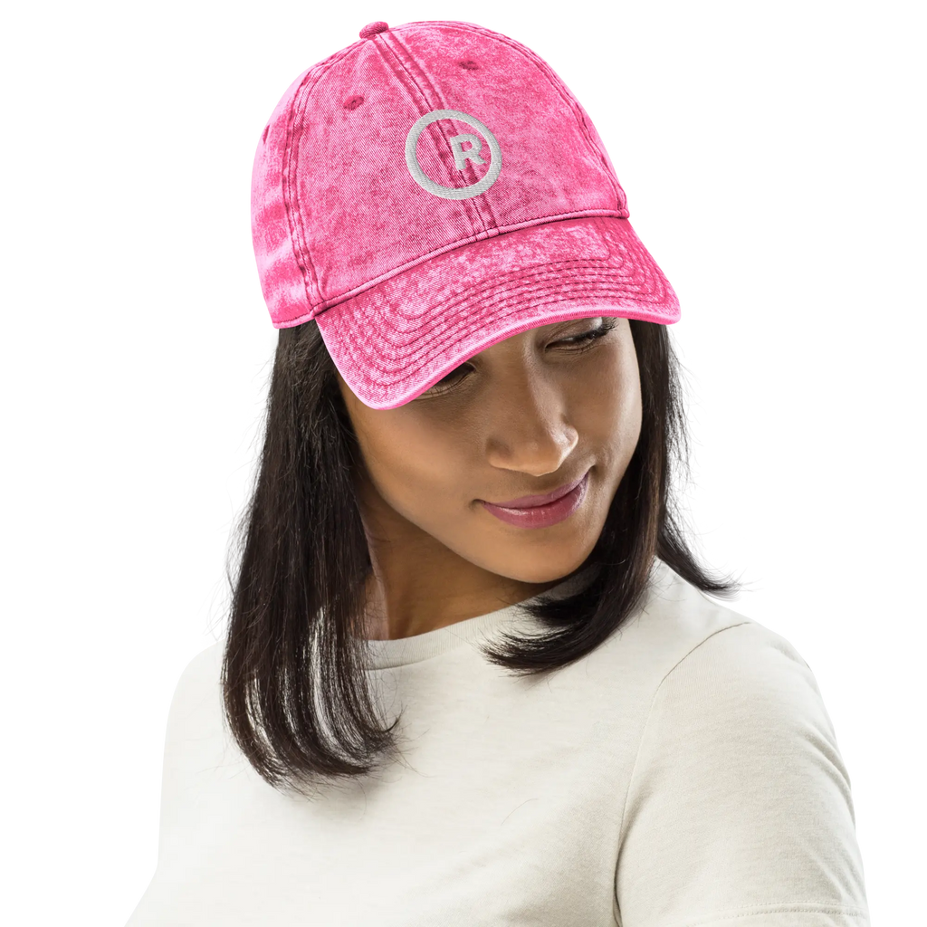 Vintage Baseball Cap – Men's & Women's 100% Cotton Washed Out Look Printful